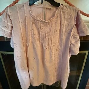 Anthropologie Forever That Girl Pink Top